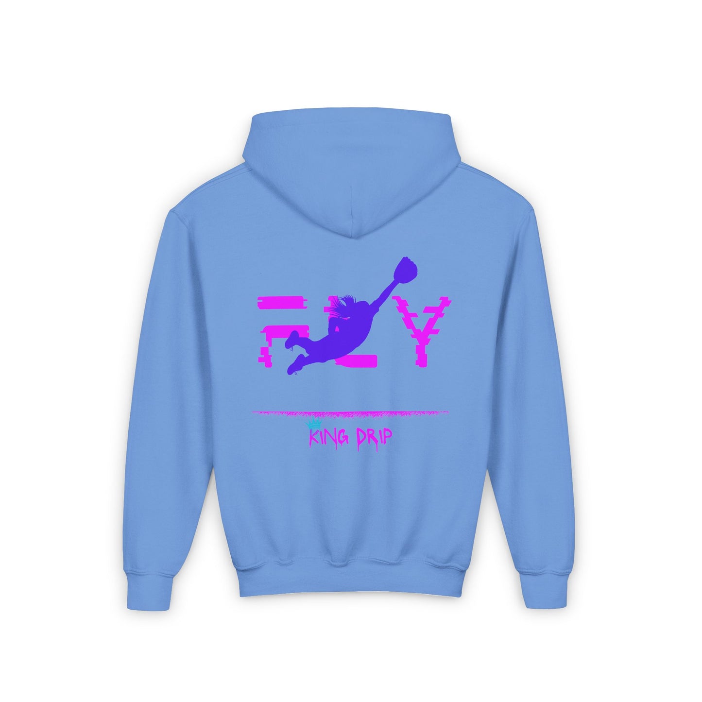 Youth Heavy Blend Hooded Sweatshirt KING DRIP 27 "Softball Drip" Edition