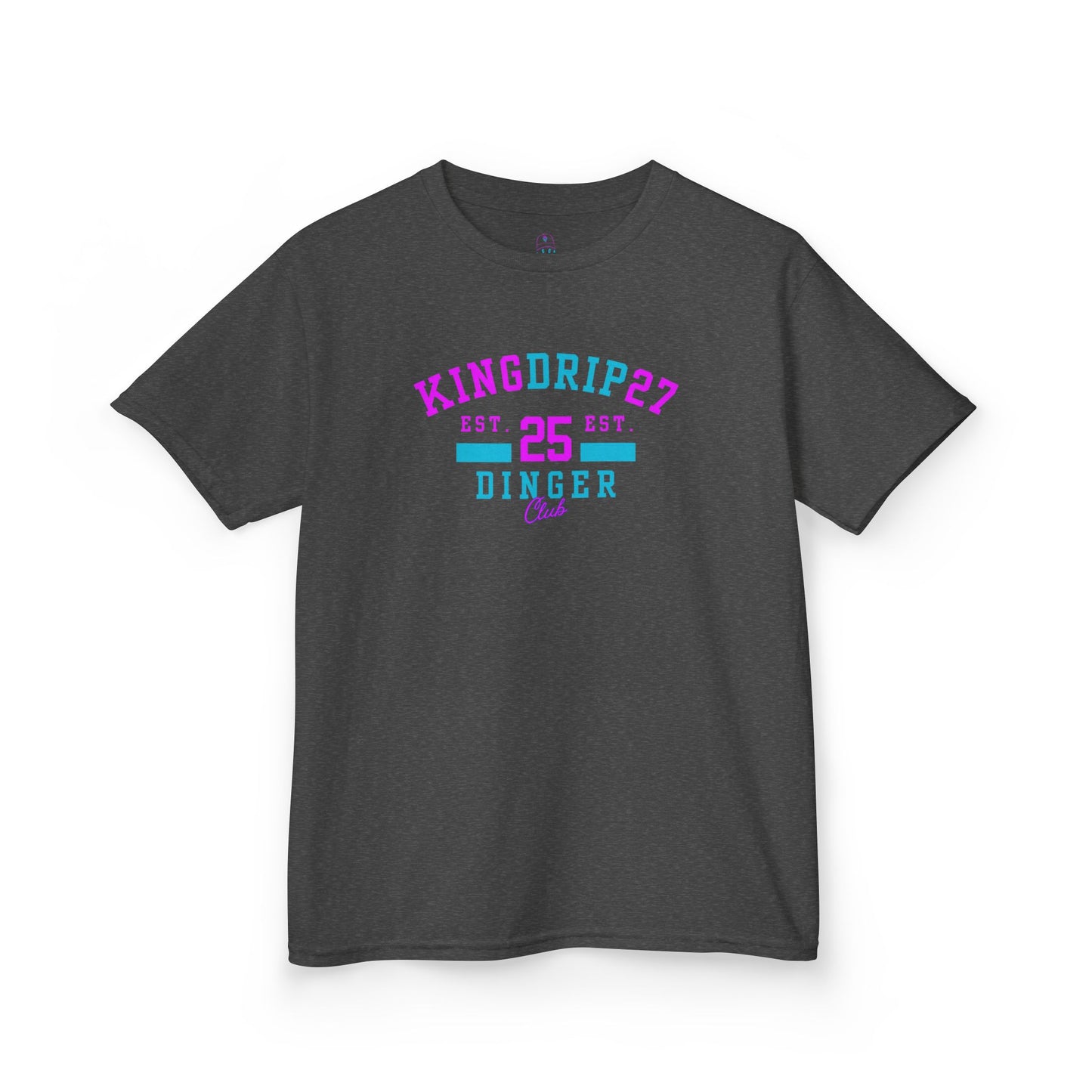 Kids Heavy Cotton Tee - KINGDRIP27 Dinger Club T-Shirt
