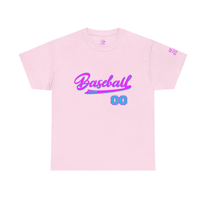 King Drip 27 Baseball Mom Custom T-Shirt - Custom Name & Number Unisex Heavy Cotton Shirt