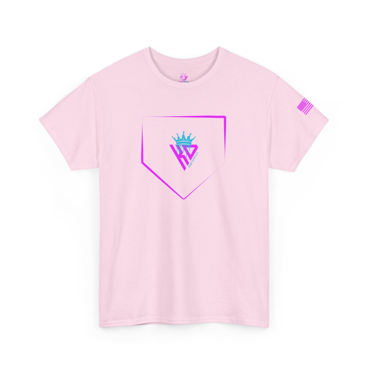 King Drip 27 Softball Drip T-Shirt Unisex Heavy Cotton Tee