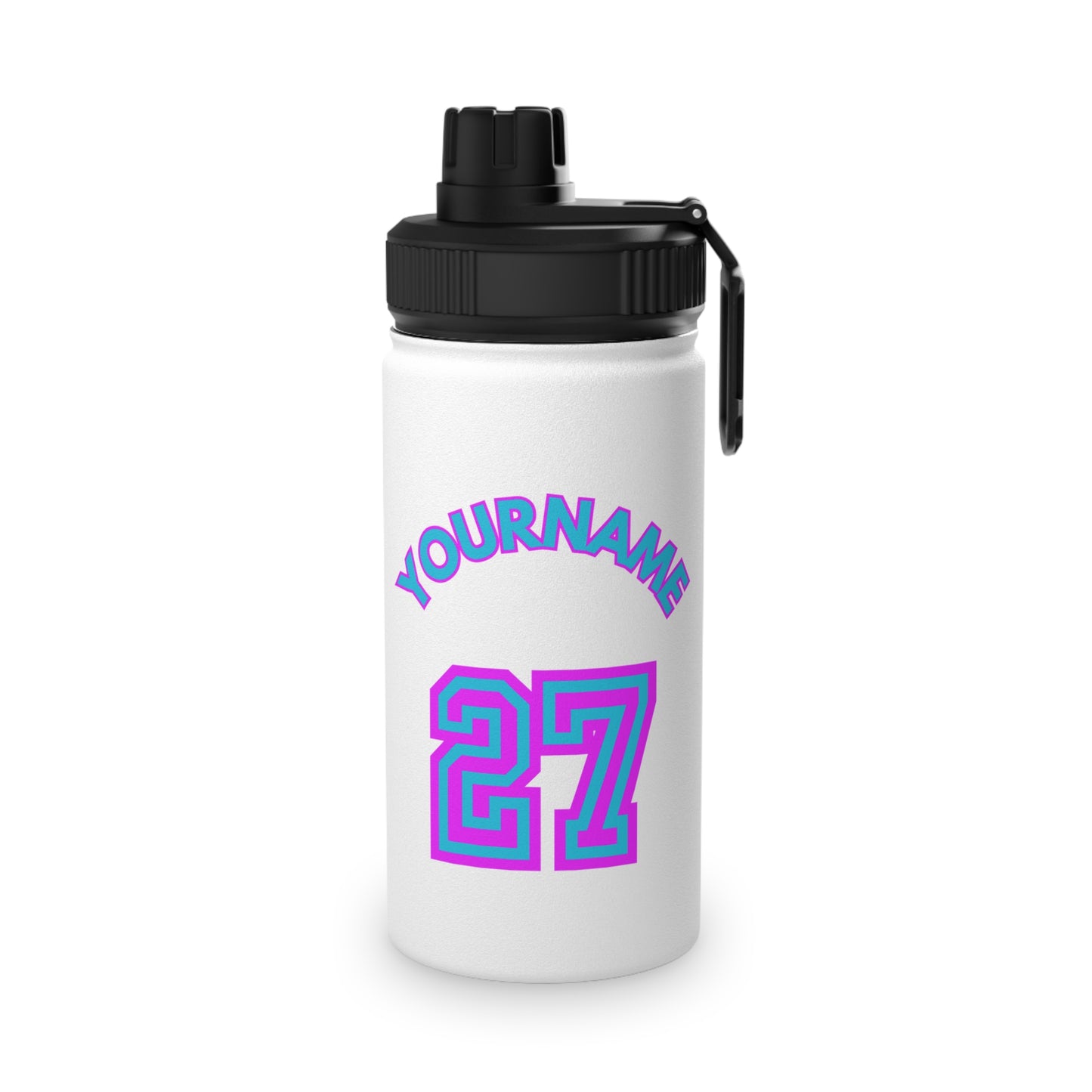 Personalized Stainless Steel Water Bottle with Sports Lid | Perfect for Active Lifestyles