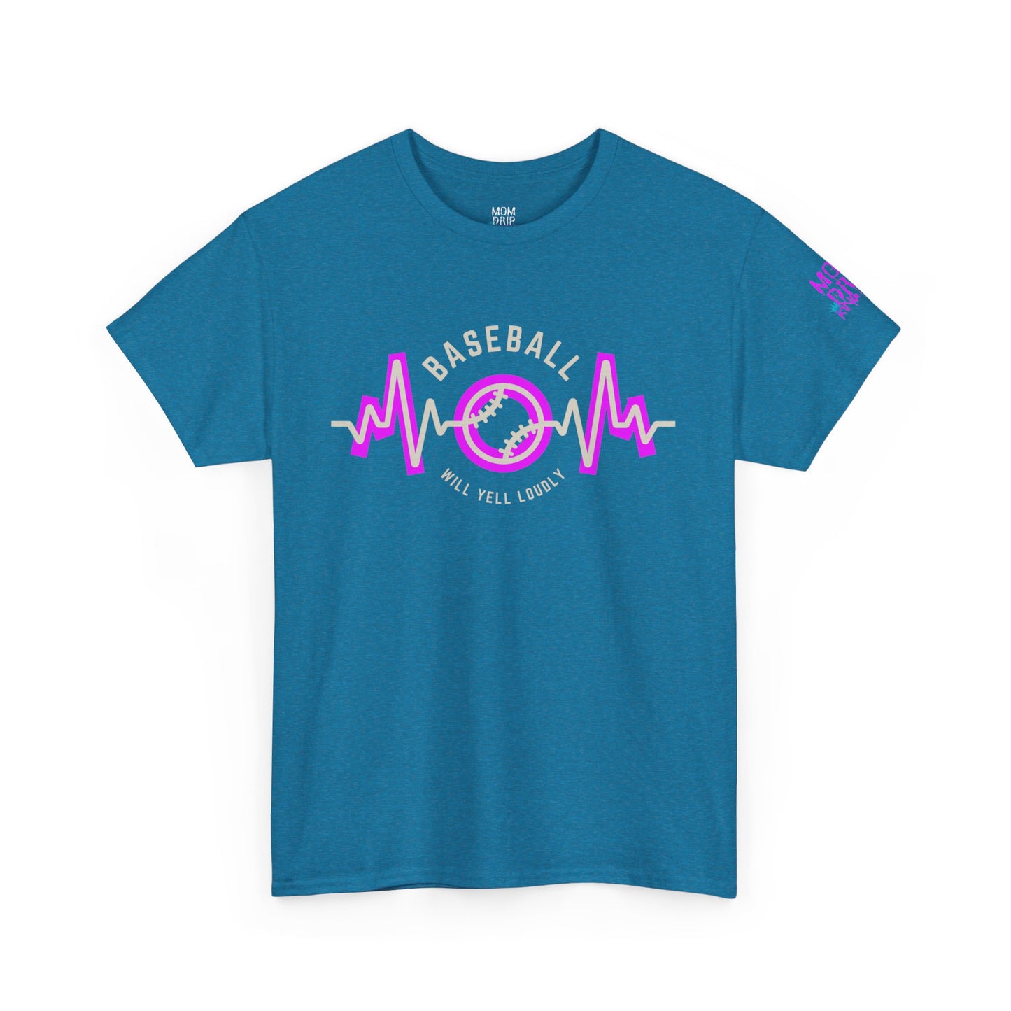 Unisex Heavy Cotton Tee King Drip 27 Baseball Mom "MOM DRIP" Edition