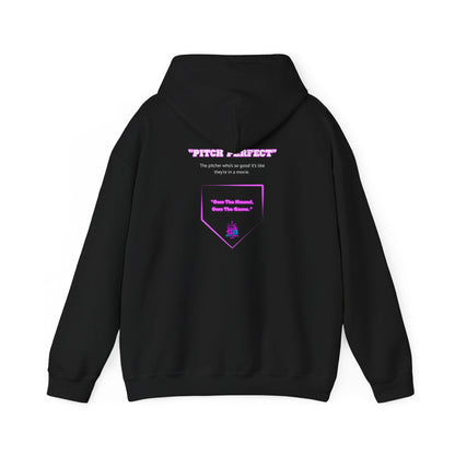 King Drip 27 Softball Drip "Pitch Perfect"  Unisex Heavy Blend™ Hooded Sweatshirt - Pitch Perfect Softball Design