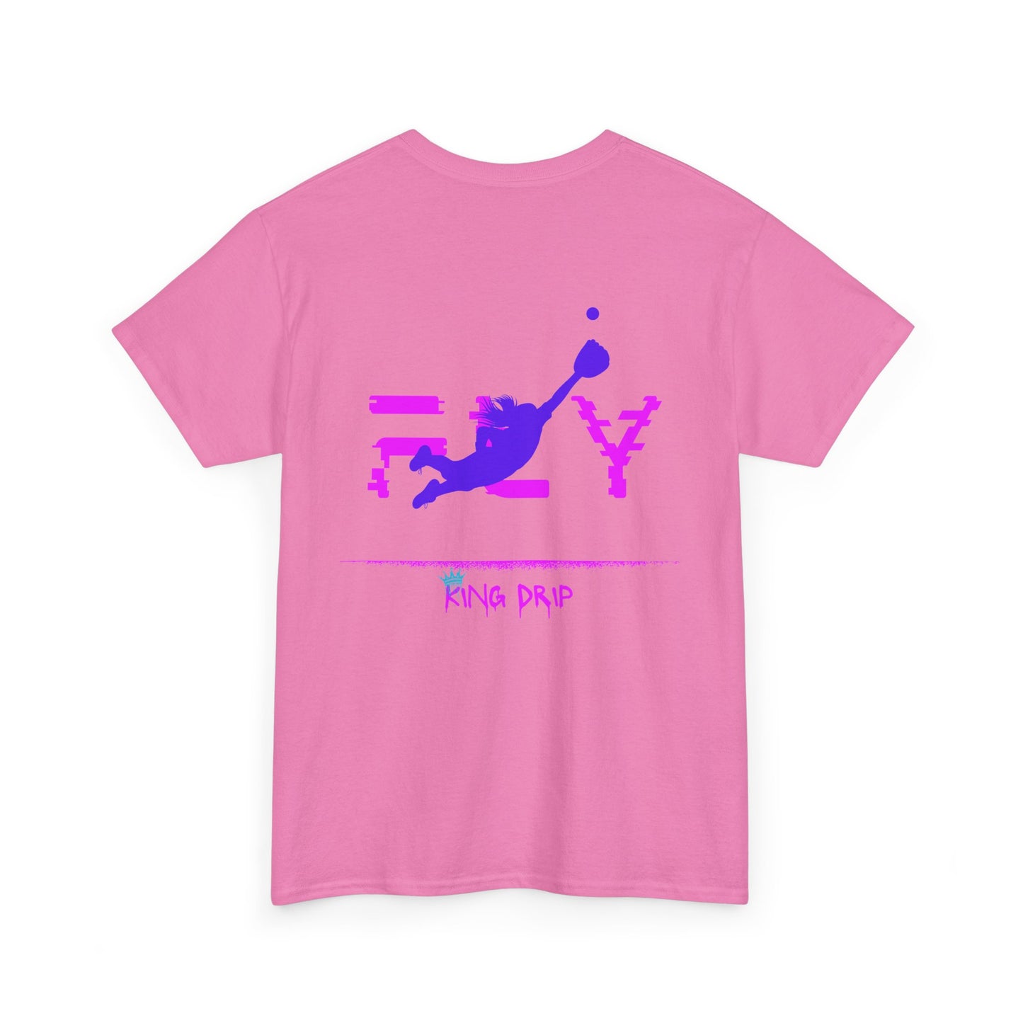 Unisex Heavy Cotton Tee King Drip "Softball Fly" Edition