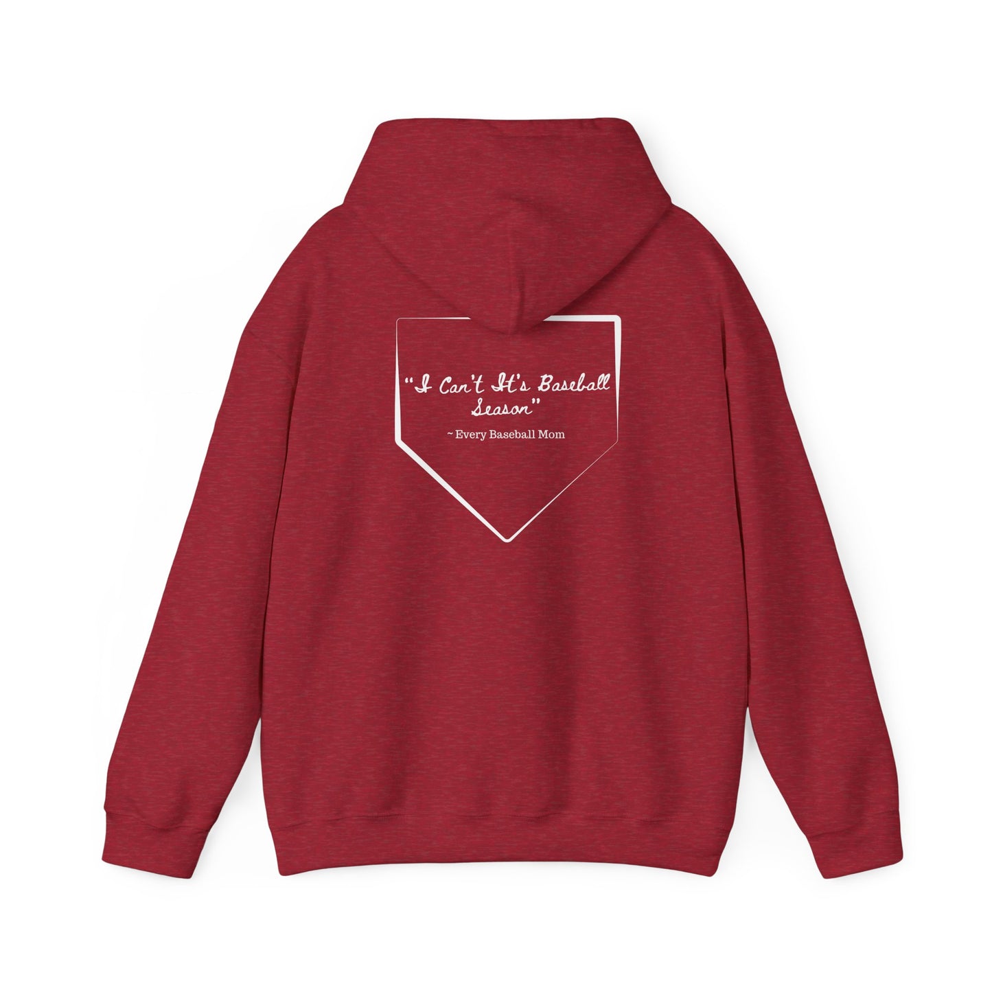 Mom Drip Baseball Hoodie – "I Can't, It's Baseball Season" Unisex Heavy Blend™