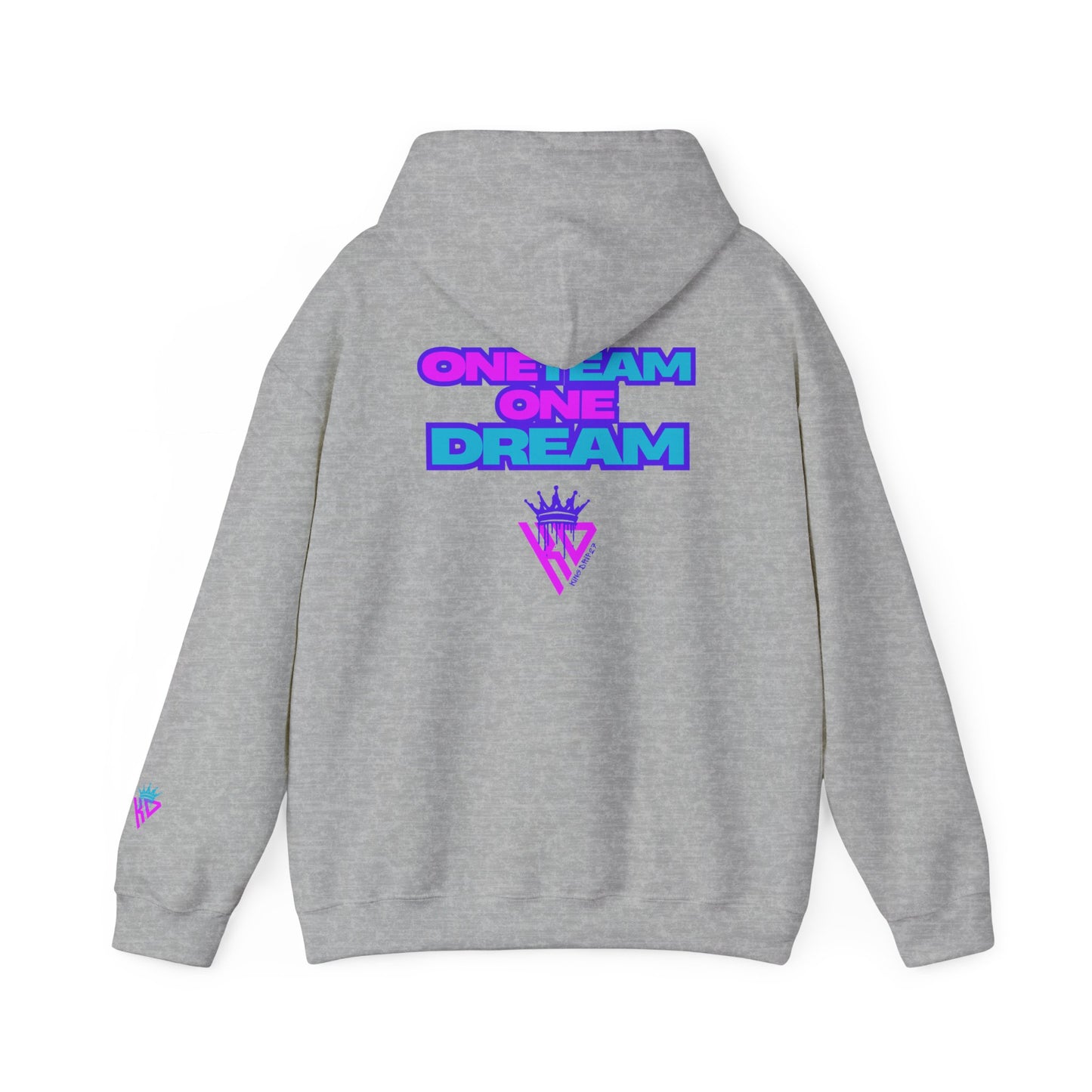KING DRIP 27 - SOFTBALL DRIP "ONE TEAM ONE DREAM" Edition Hooded Sweatshirt - Stylish & Inspirational