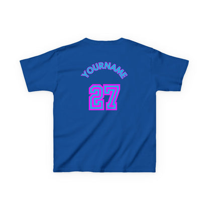 King Drip 27 Personalized Kids Baseball Tee -City Drip Design - Perfect for Young Athletes