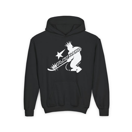 Youth Heavy Blend Hooded Sweatshirt King Drip 27 "Hockey King" Edition