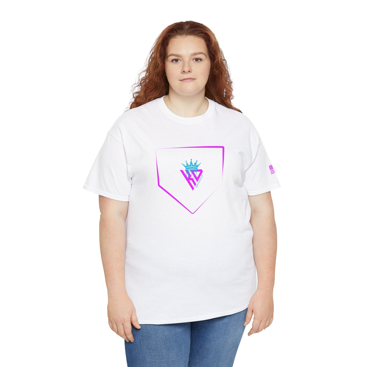 King Drip 27 Softball Drip T-Shirt Unisex Heavy Cotton Tee