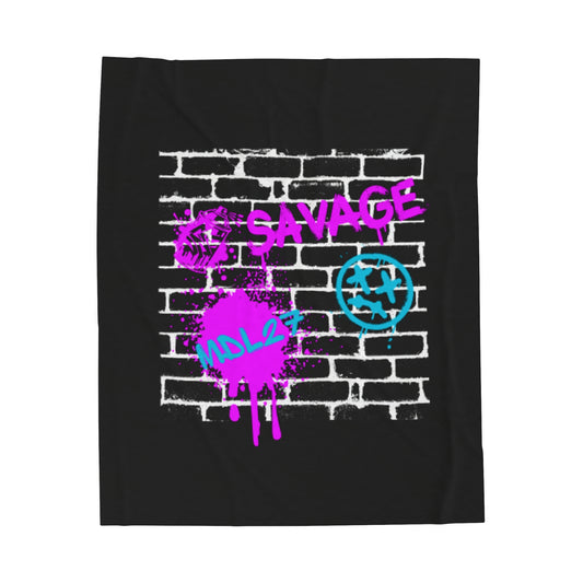 Velveteen Plush Blanket KING DRIP 27 " MDL27 Savage" Edition