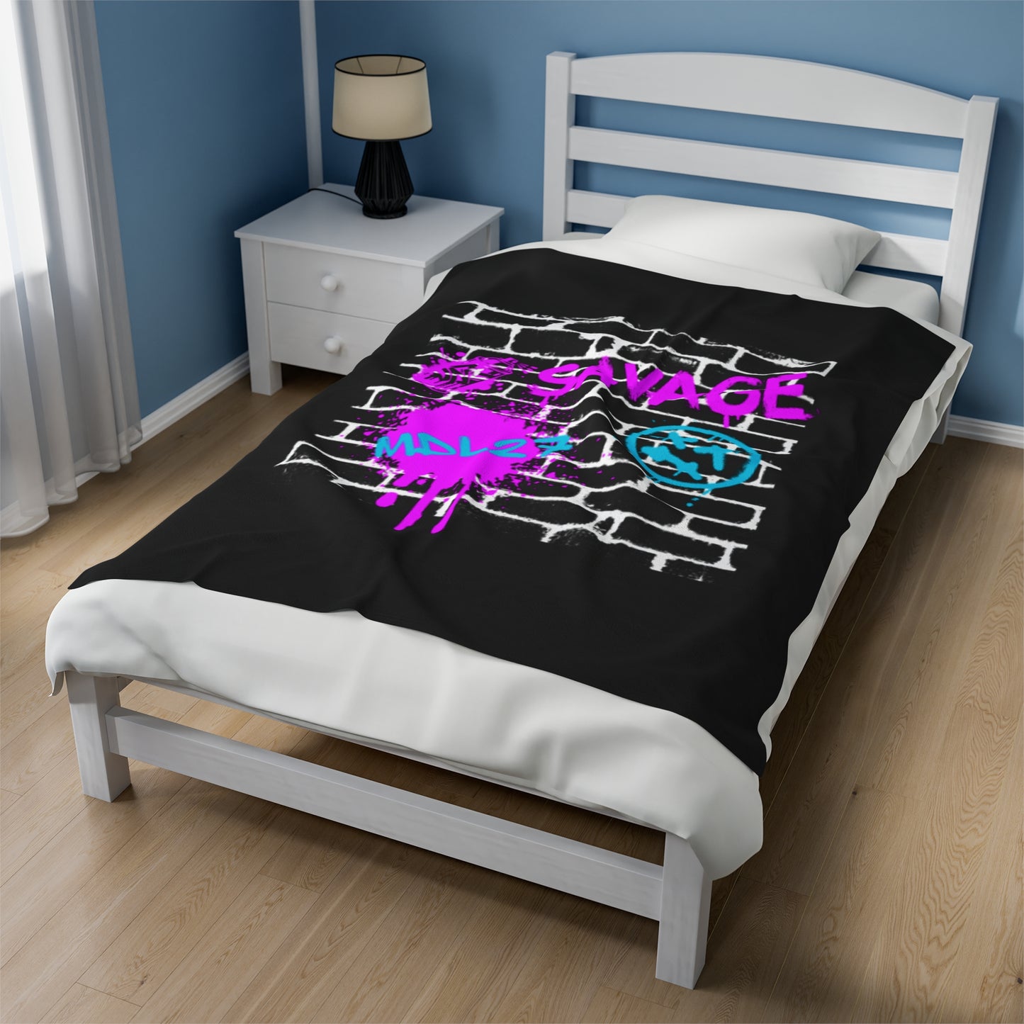 Velveteen Plush Blanket KING DRIP 27 " MDL27 Savage" Edition
