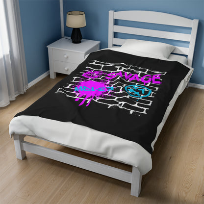 Velveteen Plush Blanket KING DRIP 27 " MDL27 Savage" Edition