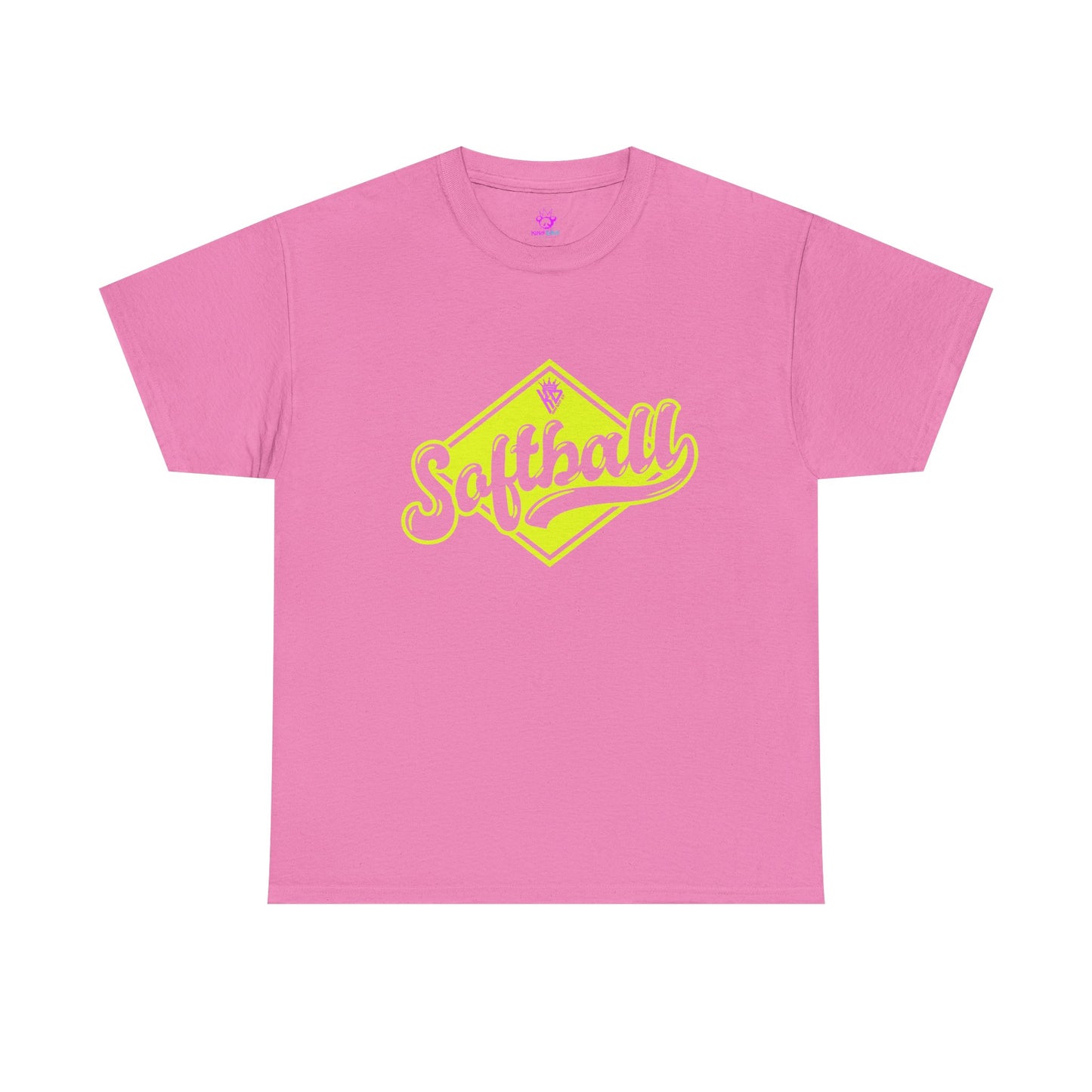 King Drip 27 Pink Bubble Gum Softball T-Shirt Unisex Heavy Cotton Tee - Personalize Your Name and Number