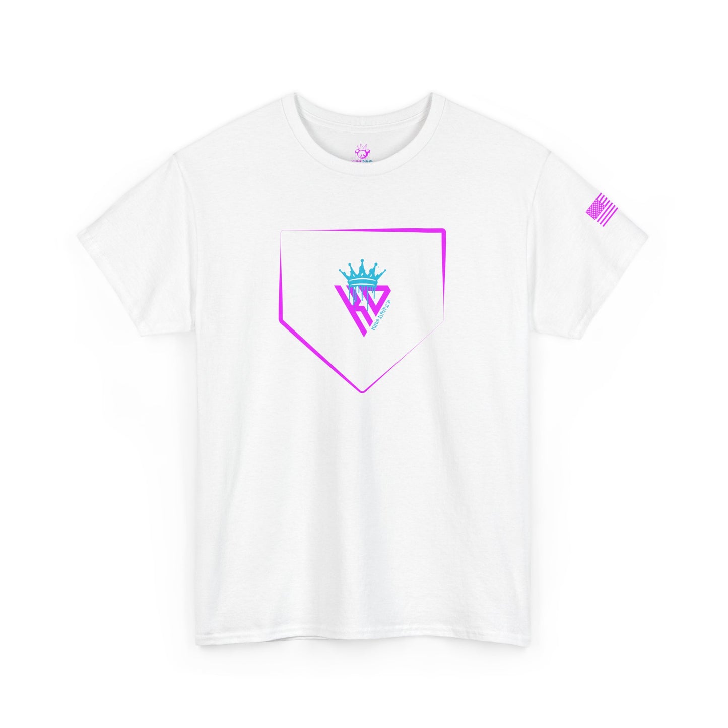 King Drip 27 Softball Drip T-Shirt Unisex Heavy Cotton Tee