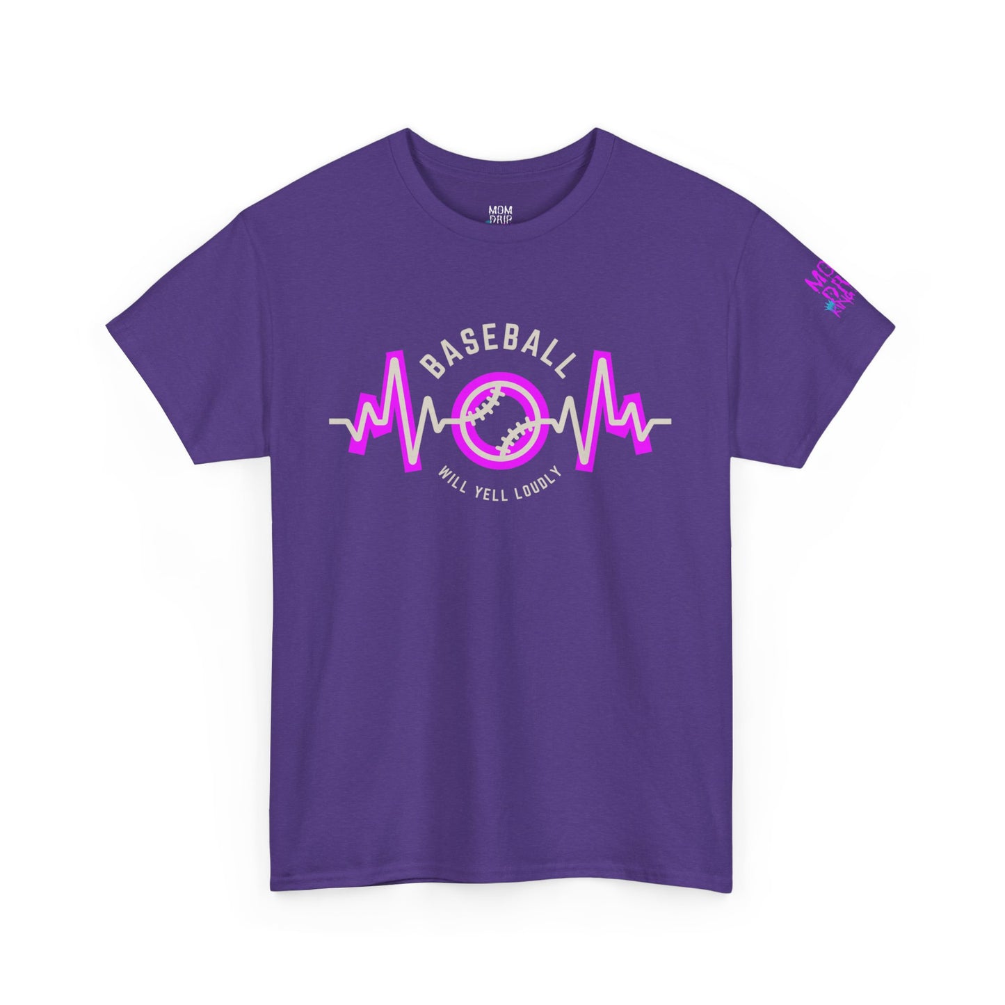 Unisex Heavy Cotton Tee King Drip 27 Baseball Mom "MOM DRIP" Edition