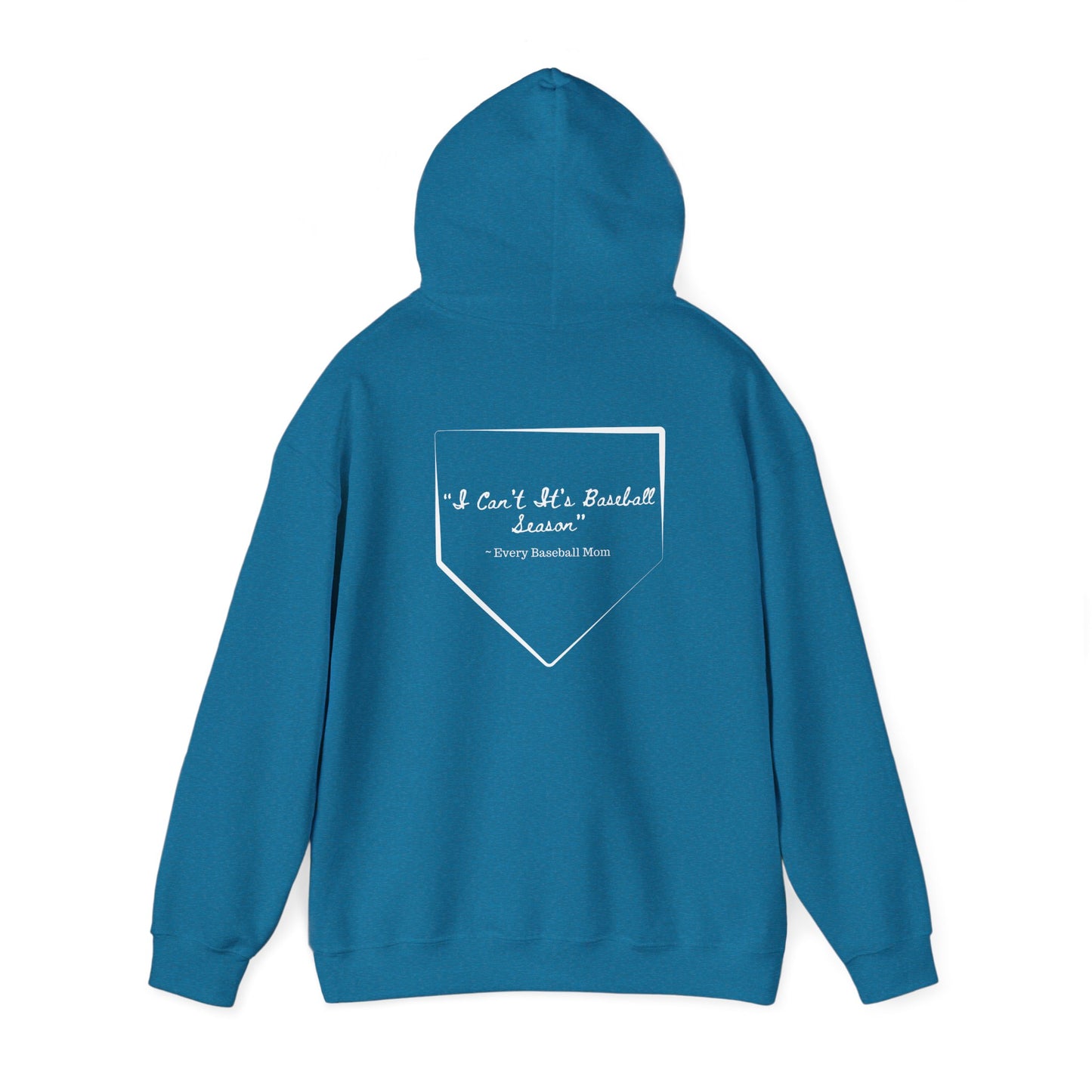 Mom Drip Baseball Hoodie – "I Can't, It's Baseball Season" Unisex Heavy Blend™