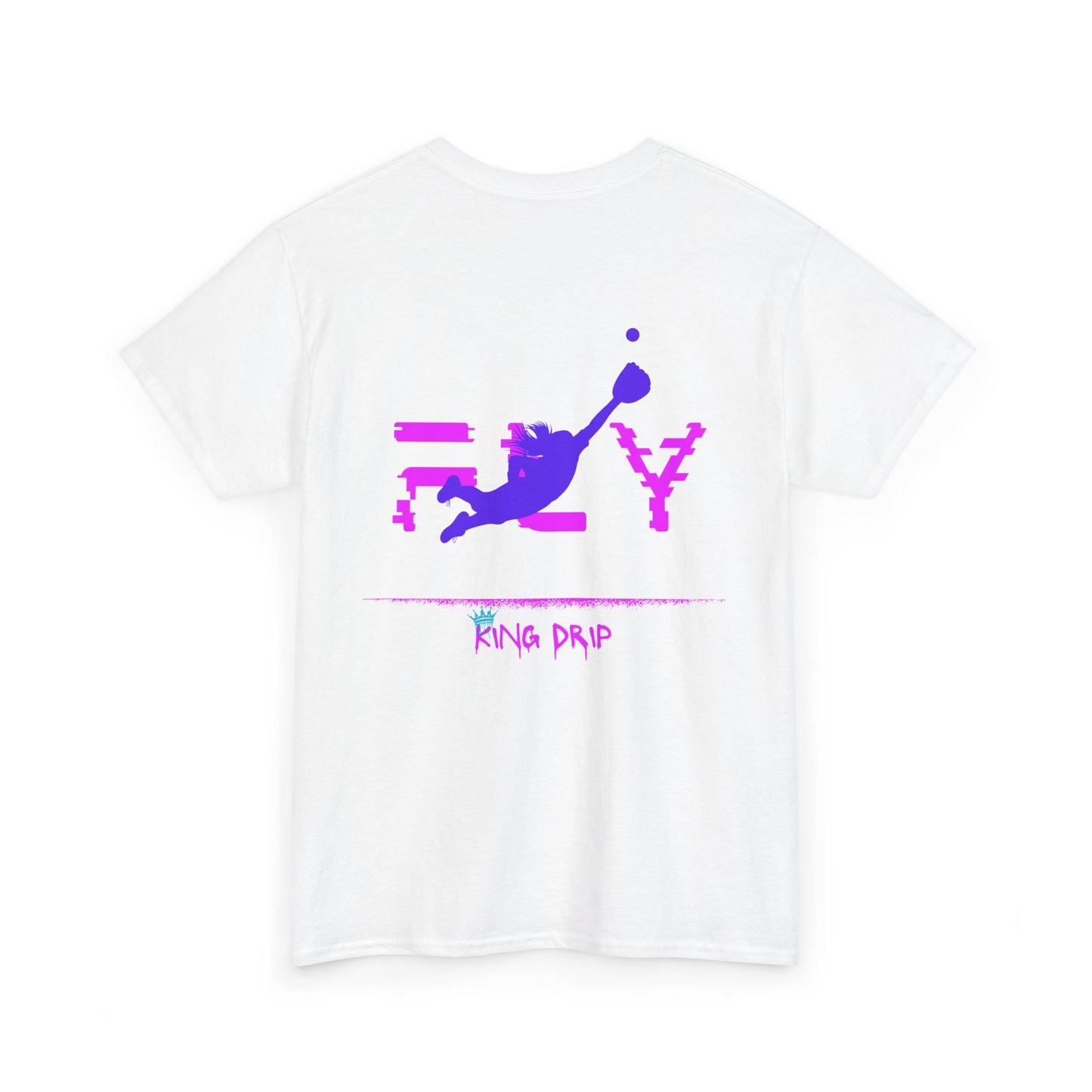 Unisex Heavy Cotton Tee King Drip "Softball Fly" Edition