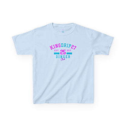 Kids Heavy Cotton Tee - KINGDRIP27 Dinger Club T-Shirt