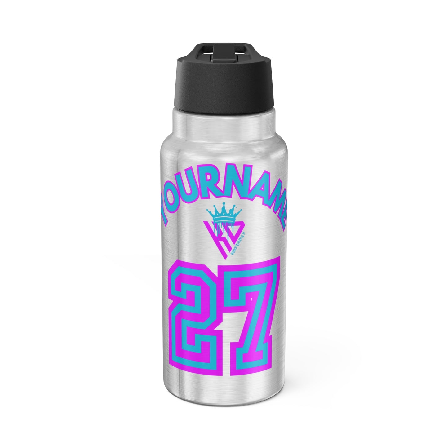 King Drip 27 Personalized 32oz Gator Tumbler for Sports Events - Customizable